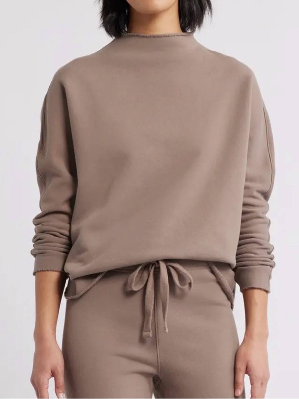 Frank & Eileen Effie Funnel Neck Capelet Sweatshirt - XS